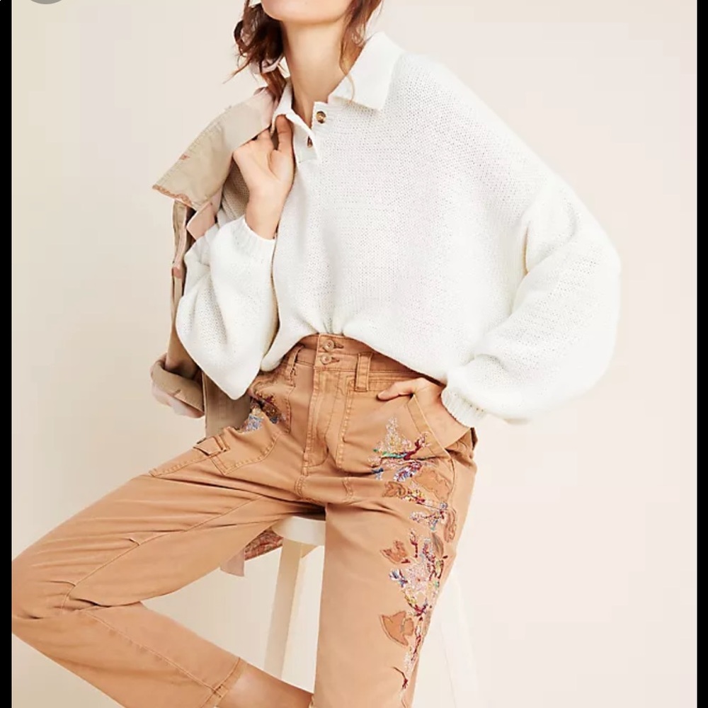 Anthropologie Collared Sweater